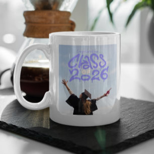 Abschlussklasse 2026 Graffiti   Foto-Abschlussfeie Kaffeetasse