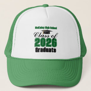 Abschlussklasse 2026 Green Custom-Abschlussfeier Truckerkappe