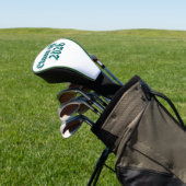 Abschlussklasse 2026 grüner Text Abschluss Golf Headcover (In SItu)