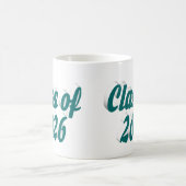 Abschlussklasse 2026 grüner Text Abschluss Kaffeetasse (Mittel)