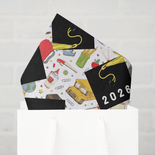 Abschlussklasse 2026 Seidenpapier (Geschenktüte)
