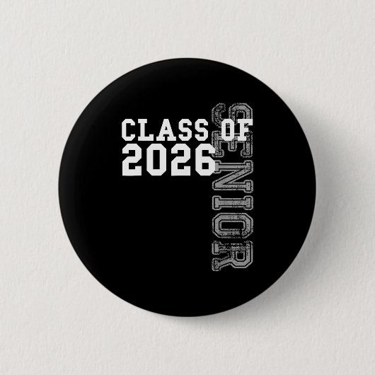 Abschlussklasse 2026 Senior 2026 Abschluss 2025 St Button (Vorderseite)
