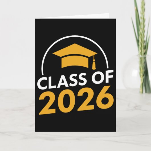Abschlussklasse 2026 - Senior 2026  Karte (Vorderseite)