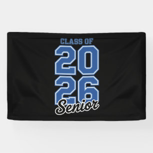 Abschlussklasse 2026 Senior Blau Abschluss Absolve Banner