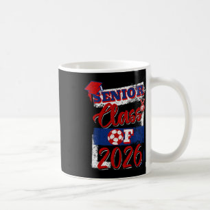 Abschlussklasse 2026 Senior-Fußballspieler Abitur Kaffeetasse