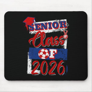 Abschlussklasse 2026 Senior-Fußballspieler Abitur Mousepad