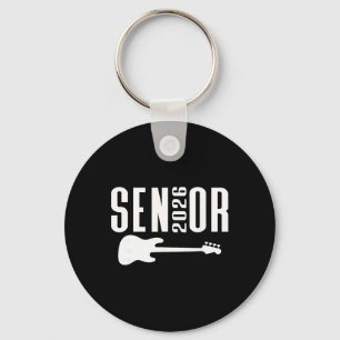 Abschlussklasse 2026 Senior Musik Thema B Gitarren Schlüsselanhänger
