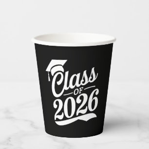 Abschlussklasse 2026 Stolzer Absolvent Abschlussfe Pappbecher