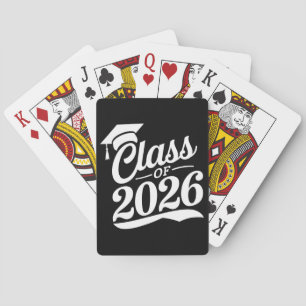 Abschlussklasse 2026 Stolzer Absolvent Abschlussfe Spielkarten