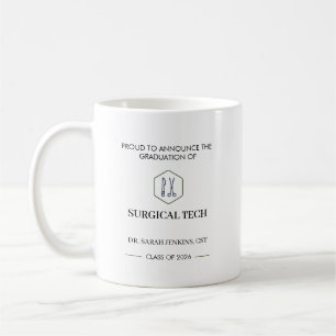 Abschlussklasse 2026 Surgical Tech CST-Abschlussfe Kaffeetasse