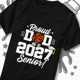 Abschlussklasse 2027 Abiturienten Cheers Stolz Pap T-Shirt