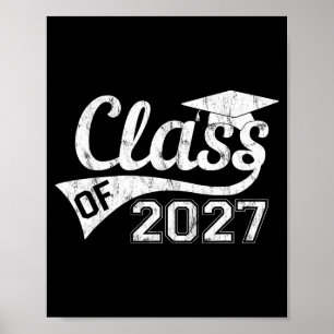 Abschlussklasse 2027 Abschluss 2027 Senior erster  Poster