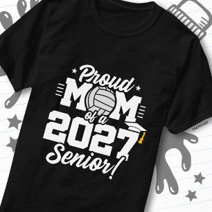 Abschlussklasse 2027 Absolventin Volleyball Stolz  T-Shirt