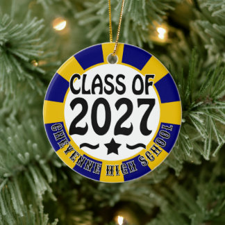 Abschlussklasse 2027 Foto-Abschlussfeier Keramik Ornament