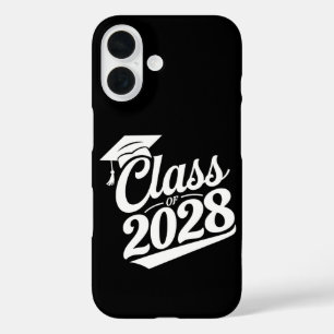 Abschlussklasse 2028 Stolzer Absolvent Abschlussfe iPhone 16 Hülle