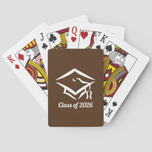 Abschlussklasse 20?? BRNWHT Benutzerdefiniertes Ja Spielkarten