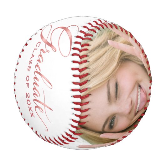 Abschlussklasse 20XX Baseball Erinnerungsstück (Schrägansicht)