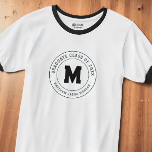 Abschlussklasse 20XX Benutzerdefiniertes modernes  T-Shirt