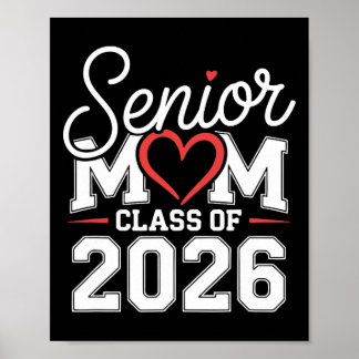 Abschlussklasse 26 Senior Mom  Poster