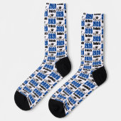 Abschlussklasse Blue 2026 Socken (Linkes Detail)