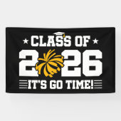Abschlussklasse der Cheerleader 2026 Senior Banner (Horizontal)