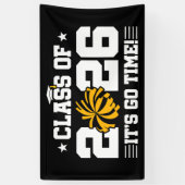 Abschlussklasse der Cheerleader 2026 Senior Banner (Vertikal)