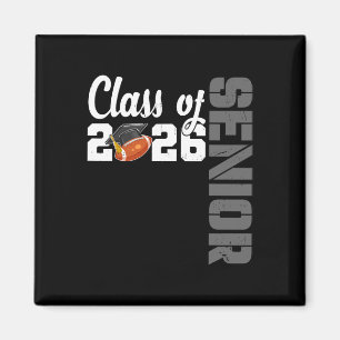 Abschlussklasse Football Senior Cl von 2026 Abschl Magnet