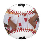 Abschlussklasse Foto Gratulation Absolvent Weiß Baseball (Vorderseite)