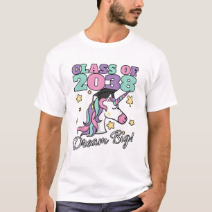 Abschlussklasse Mädchen 2038 Magischer Einhorn-Abs T-Shirt