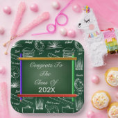Abschlussklasse-Papierplatten Pappteller (Party)