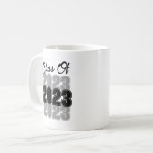 Abschlussklasse Retro Kaffeetasse (Vorderseite Links)