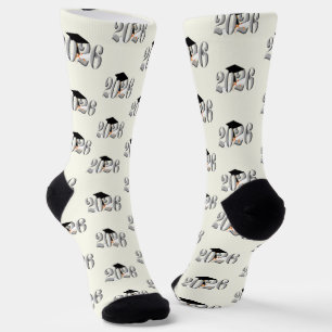 Abschlussklasse Silber 2026 Socken