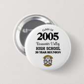 Abschlussklasse-Treffen der modernen Maskottchen Button (Vorne & Hinten)