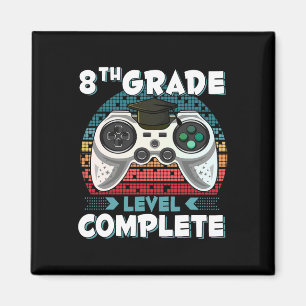 Abschlussklasse Volljähriger Gamer 8. Klasse Absch Magnet