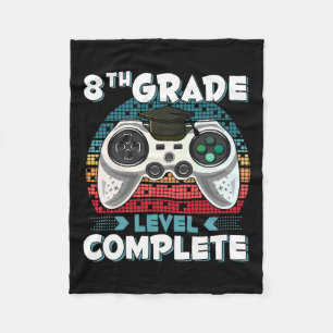 Abschlussklasse Vollständiger Gamer 8. Klasse Absc Fleecedecke