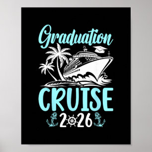 Abschlusskreuzfahrt 2026 Urlaub Absolvent Kreuzfah Poster