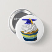 Abschlusskuchenknopf Button (Vorne & Hinten)