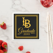 Abschlusslogo der Long Beach State Serviette (Beispiel)