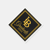 Abschlusslogo der Long Beach State Serviette (Ecke)