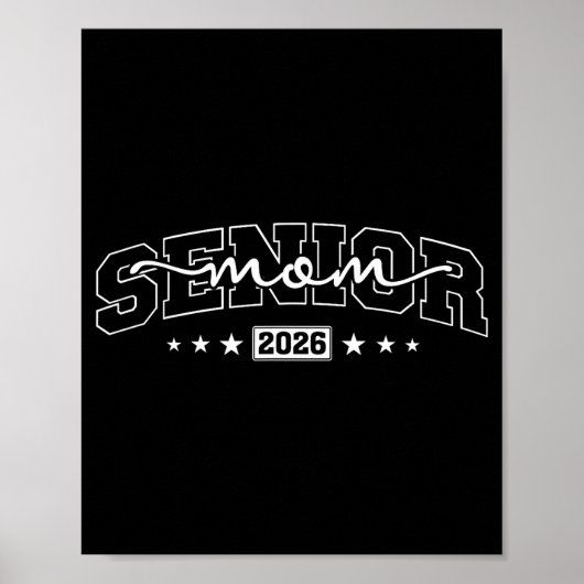 Abschlussmutter 2026 Stolzmutter eines Abschlussja Poster (Vorne)