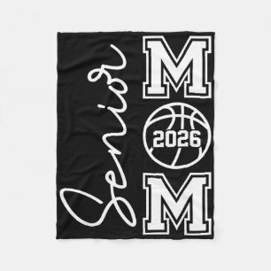 Abschlussmutter Basketball Cl Of 2026 Spieler Absc Fleecedecke