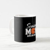 Abschlussmutter Cl Von 2026 Basketball-Mutter-Absc Kaffeetasse (Vorderseite Links)