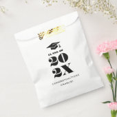 Abschlussmütze Absolvent Abschlussjahr Name oder T Geschenktütchen (Versiegelt)