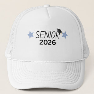 Abschlussmütze Senior 2026 Abschlussjahrgang 2026 Truckerkappe
