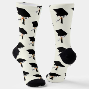 Abschlussmütze und -urkunde der Abschlussklasse 20 Socken