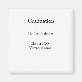 Abschlussname Klasse 20XX Universitätsname simp Magnet