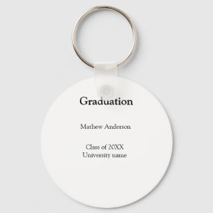 Abschlussname Klasse 20XX Universitätsname simp Schlüsselanhänger