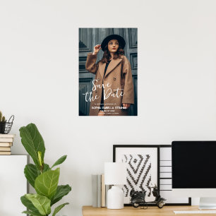 Abschlussplakat - Benutzerdefinierter Name Datum M Poster