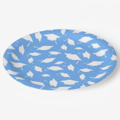 Abschlussplatten Pappteller (Schrägansicht)