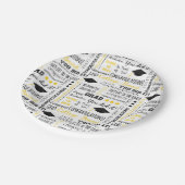 Abschlussplatten Pappteller (Schrägansicht)